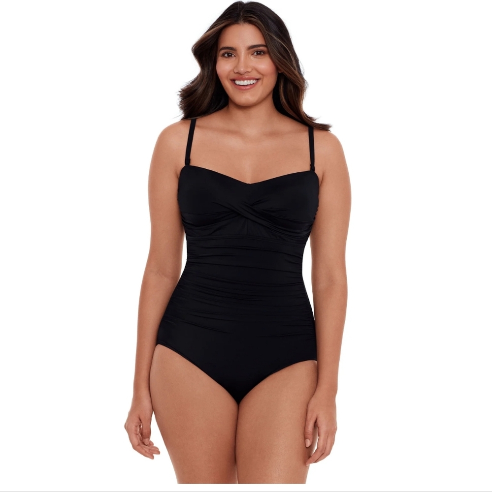 Embrace your Curves by Miracle Brands Women's Elizabeth 1 piece Swimsuit